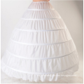 6 Hoops Tutu Chiffon Puffy Petticoat Weiß Ballkleid Petticoats Braut Petticoats